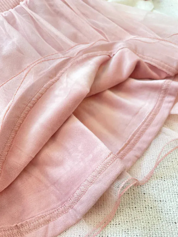 Melody Tulle Winter Dress - 100% Cotton