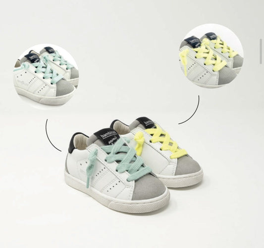 VEGAN BASKETS BAMBITOS SURF COLORED LACES