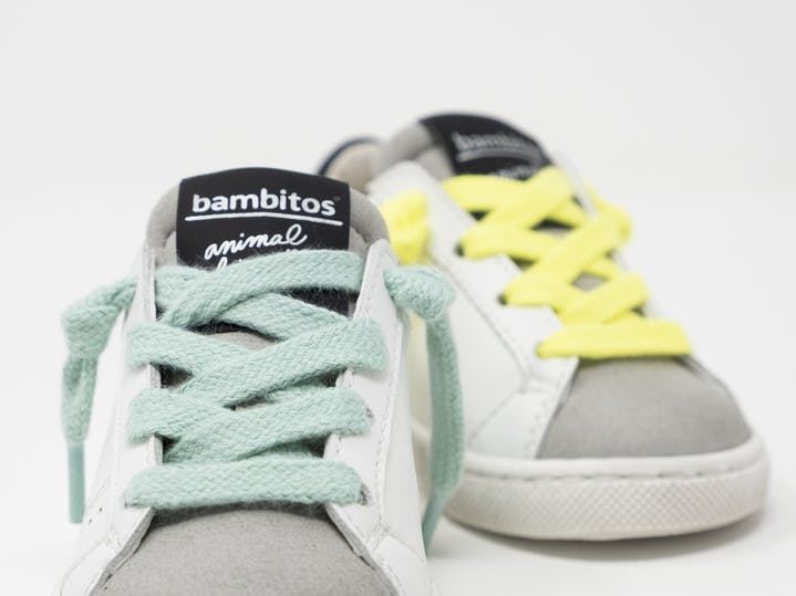 VEGAN BASKETS BAMBITOS SURF COLORED LACES