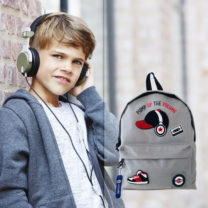 SAC A DOS LACOCARDE GRIS-PUMP